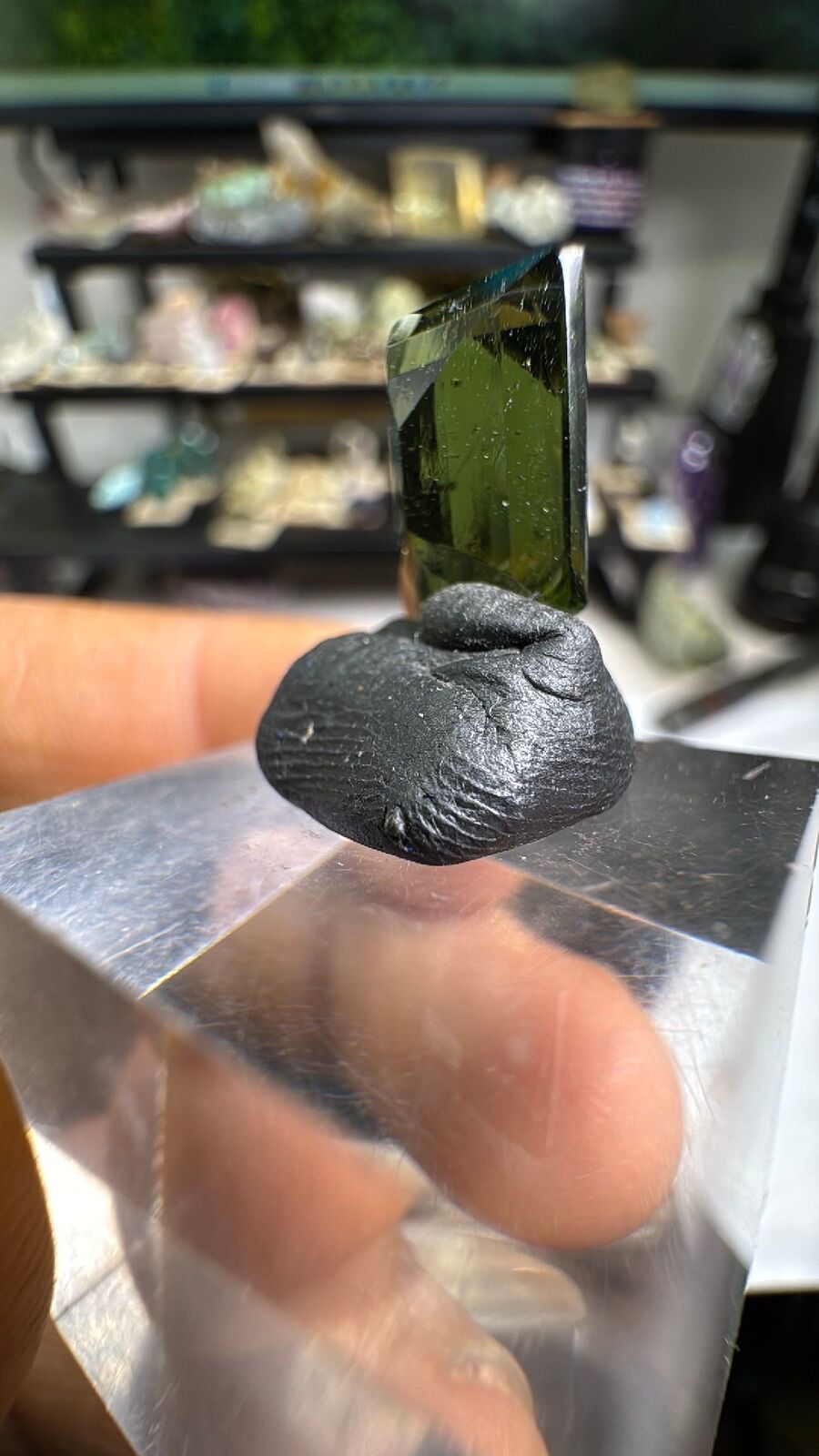 5.1ct Faceted Moldavite #14