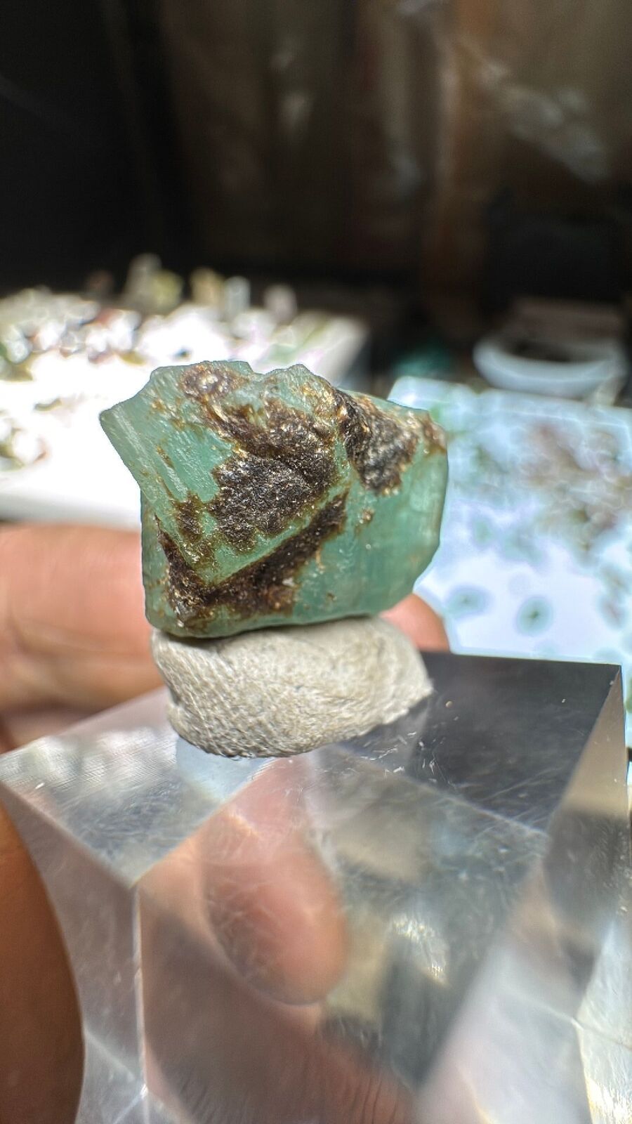 18.6ct Emerald Crystal Afghan #39