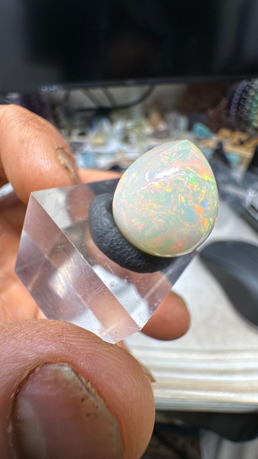11.3ct Opal cab Ethiopia welo #12