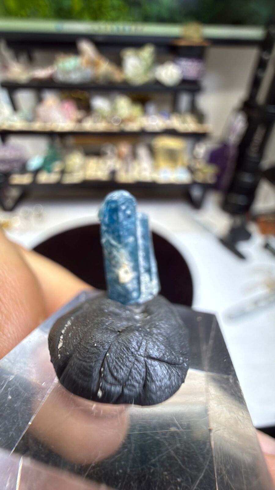 Blue apatite #139