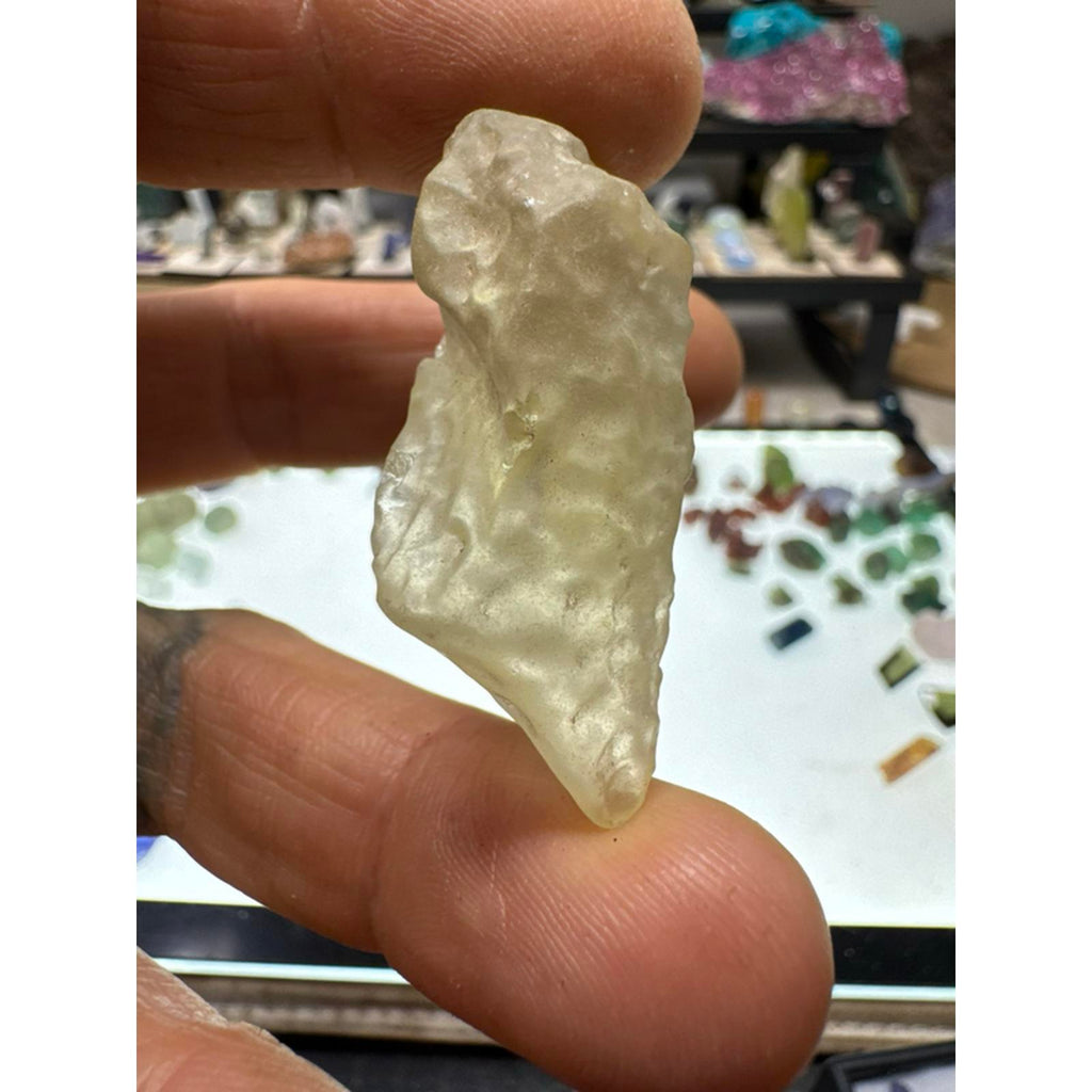Libyan Desert Glass True Tektite Impactite #263 12 Gram Sample from Egypt Authentic Natural Stone