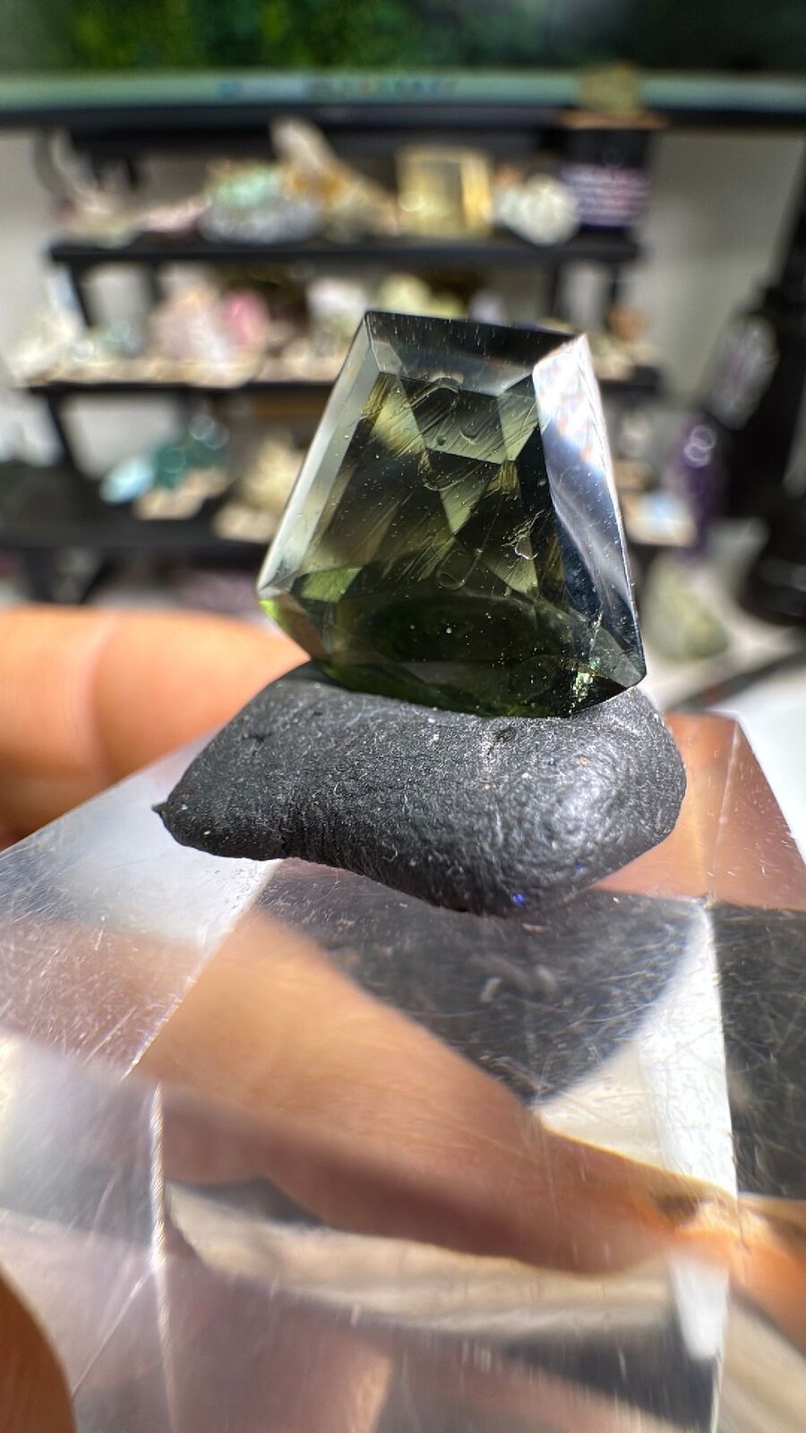 4.6ct Faceted Moldavite #7