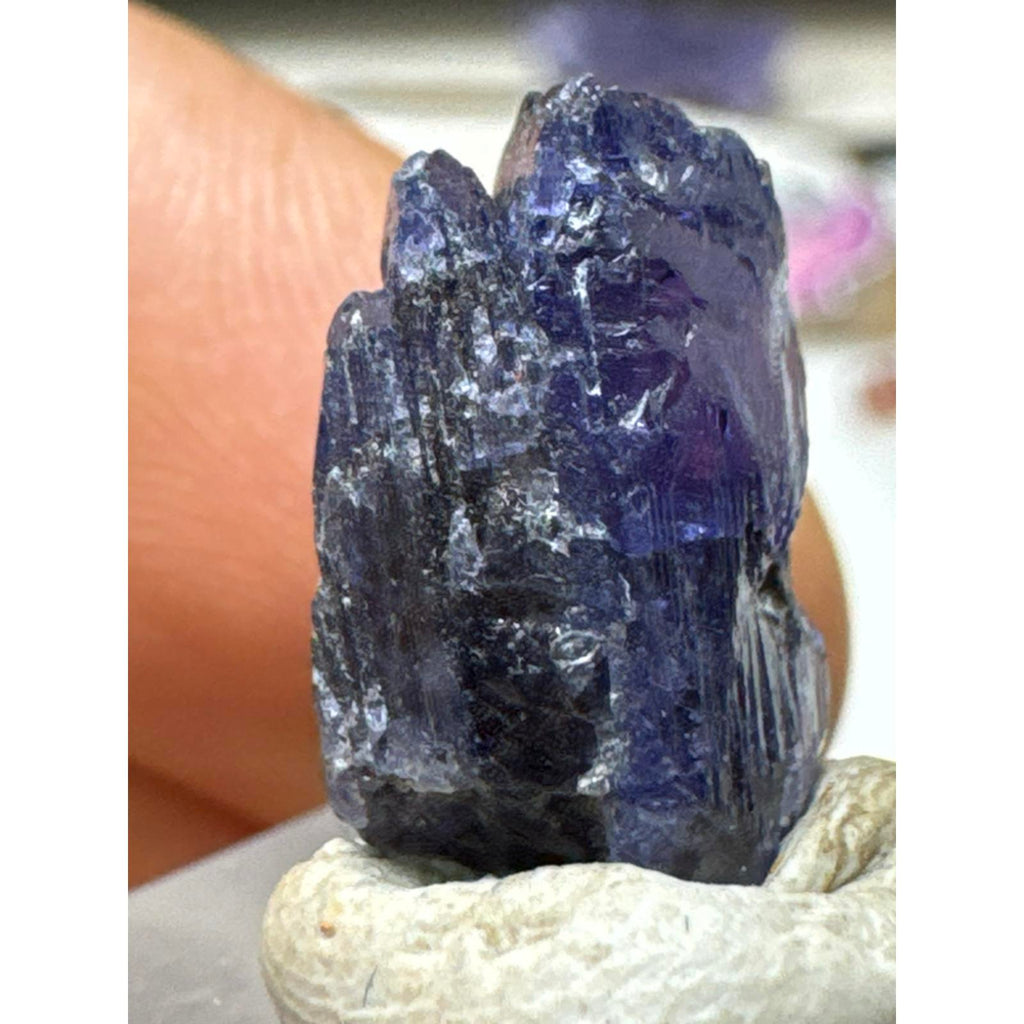 13.7 Carat Tanzanite Crystal Huge Terminated #234 Natural Gemstone for Collectors and Enthusiasts