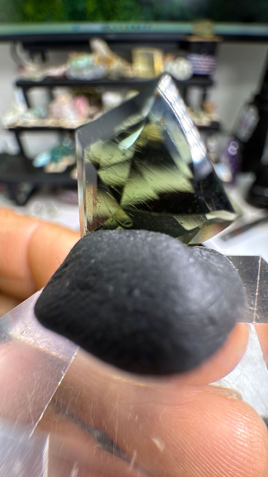 4.6ct Faceted Moldavite #7
