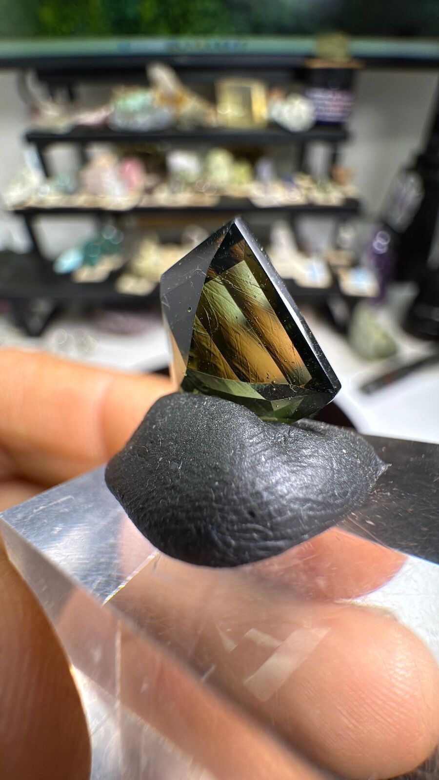 4.6ct Faceted Moldavite #7