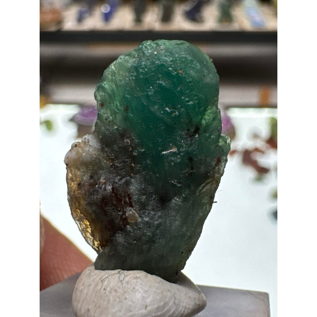 Hayune Fluorescent #266 4 Gram Afghan Gemstone Natural Green Mineral Specimen