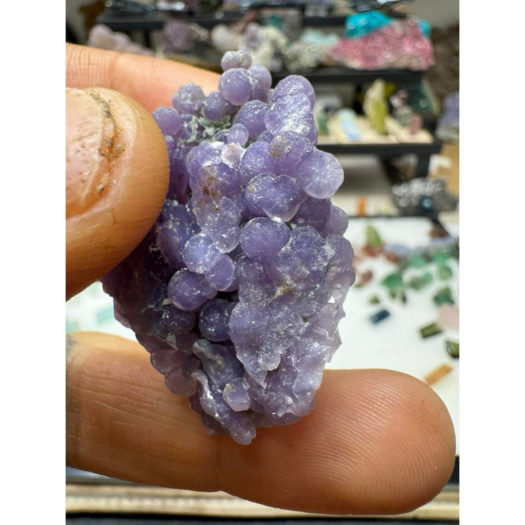 Grape Agate Specimen #226 - Purple Color, Unique Geological Formation, Ideal for Collectors and Enthusiasts