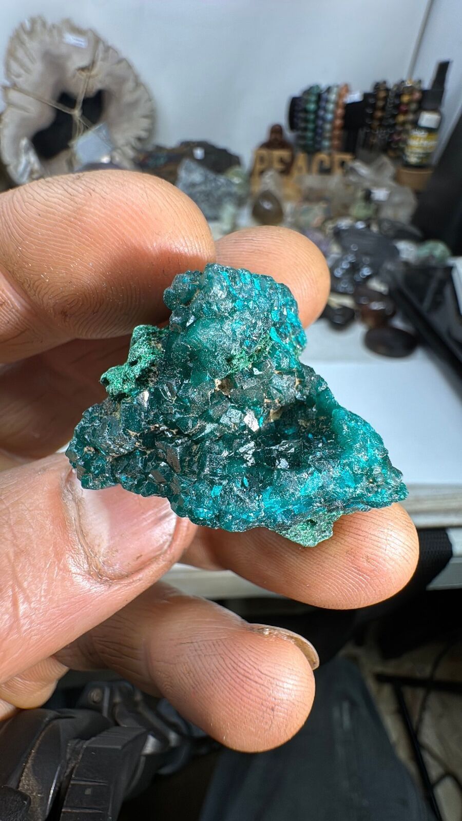 30g Dioptase Cluster Specimen #106