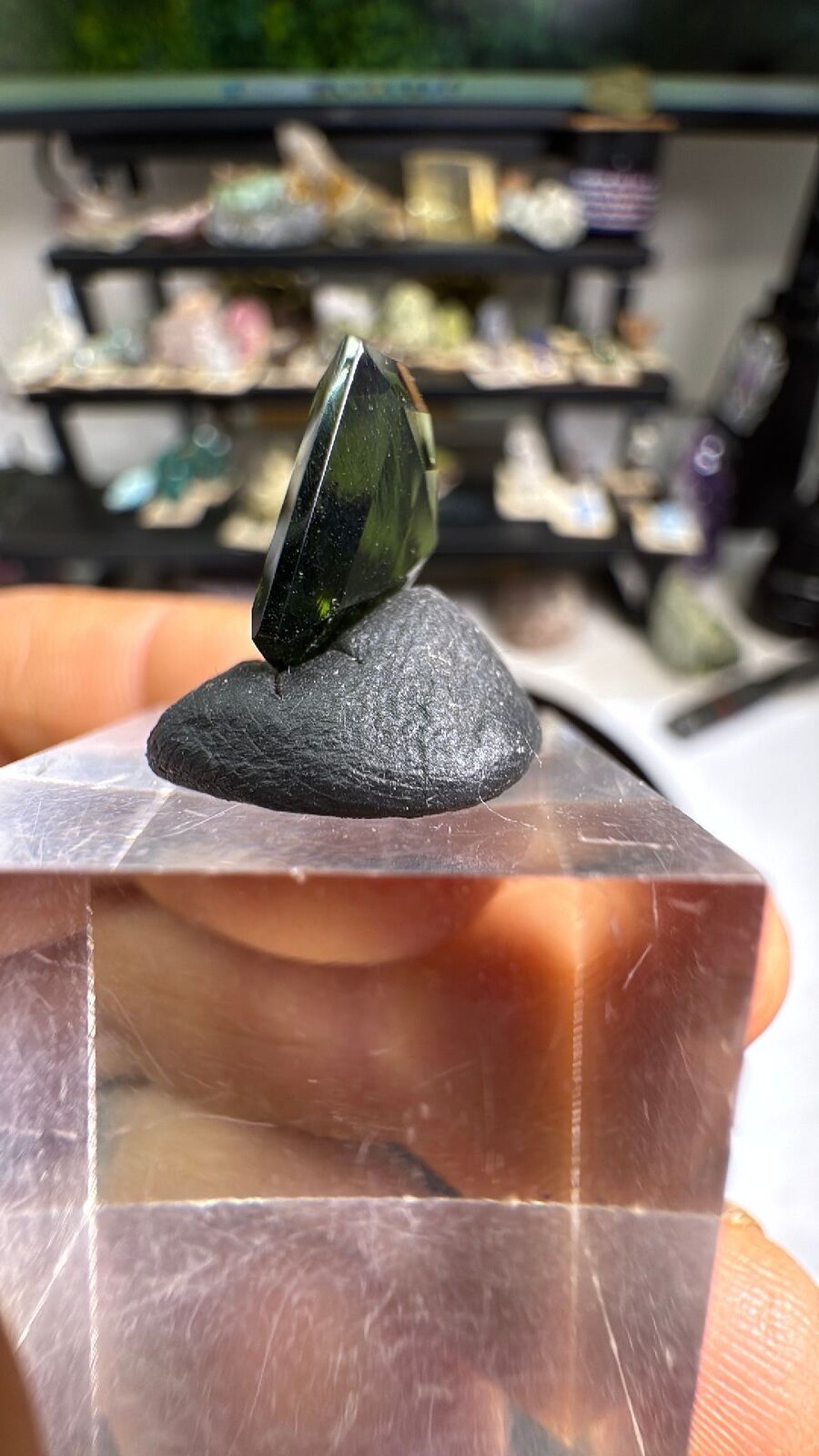 4.6ct Faceted Moldavite #7