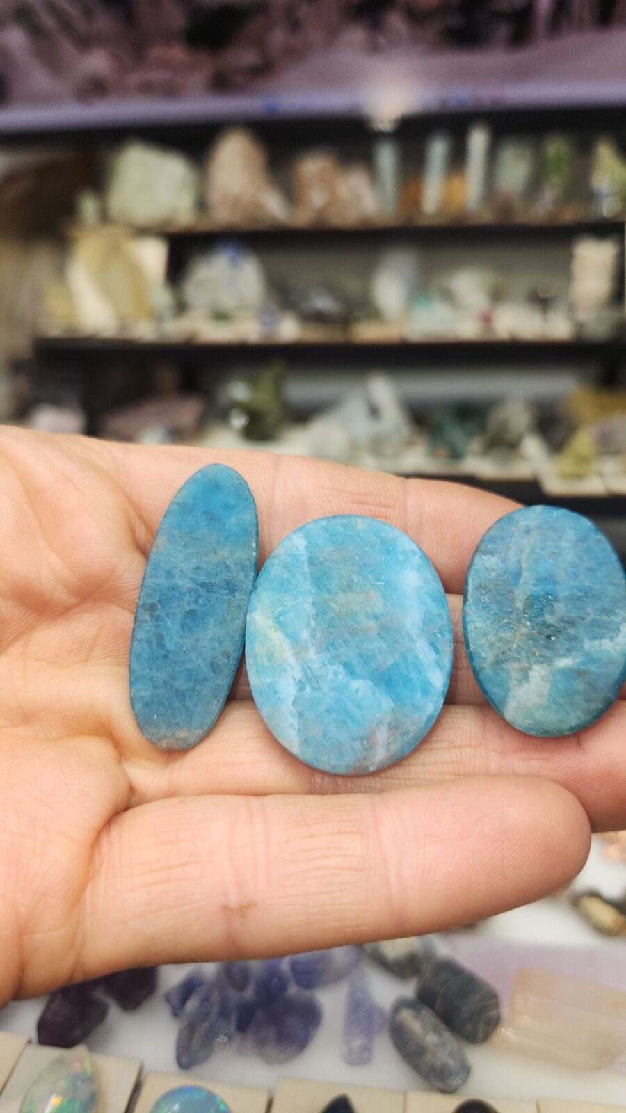 Blue apatite #125