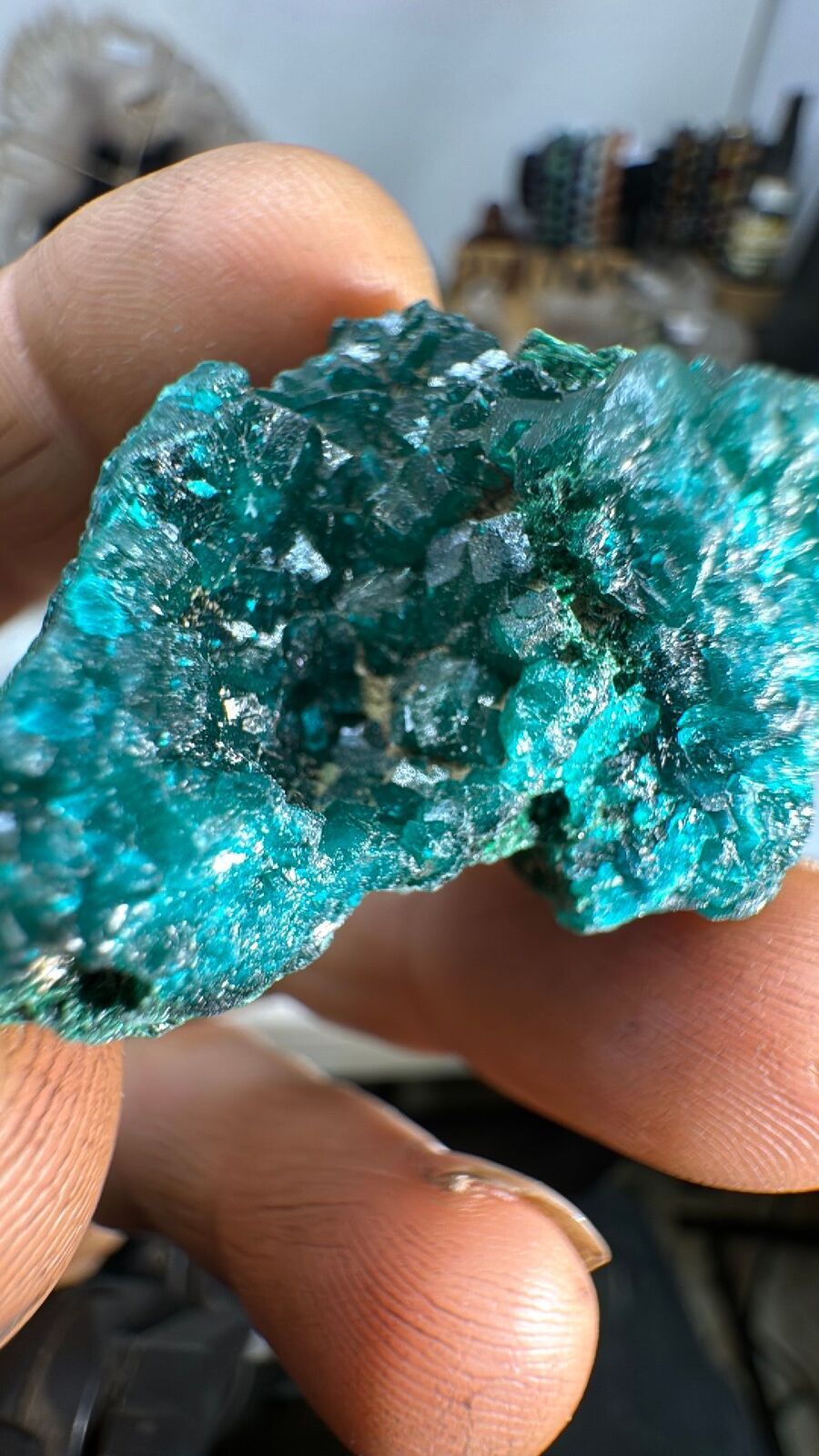 30g Dioptase Cluster Specimen #106