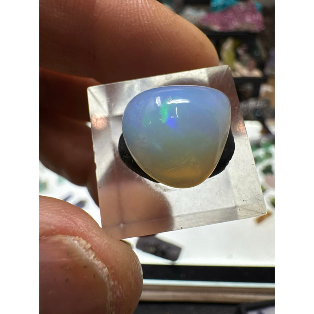 7 Carat Ethiopian Opal Cab #258 - Genuine Gemstone with Unique Color and Shine
