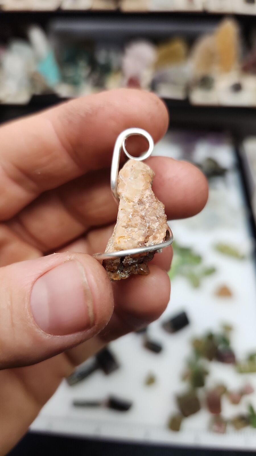 Garnet pendant #121