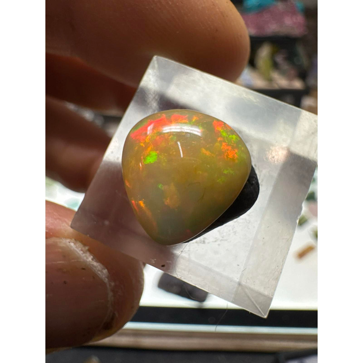 3.6 Carat Honey Opal #256 from Ethiopia - Natural Gemstone with Unique Color