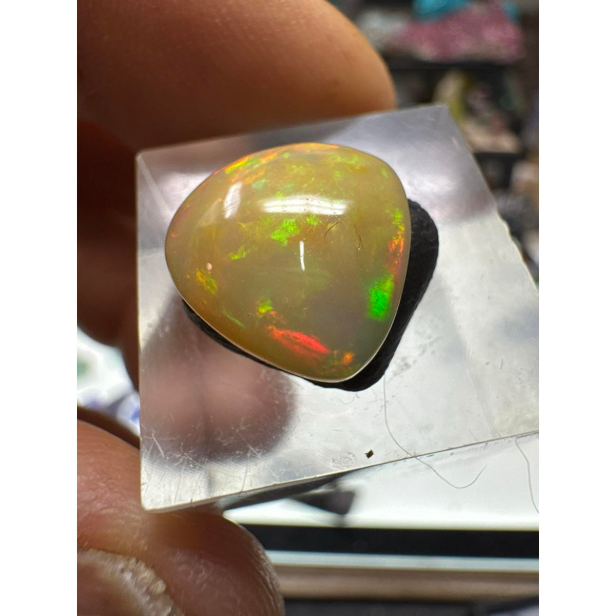 3.6 Carat Honey Opal #256 from Ethiopia - Natural Gemstone with Unique Color