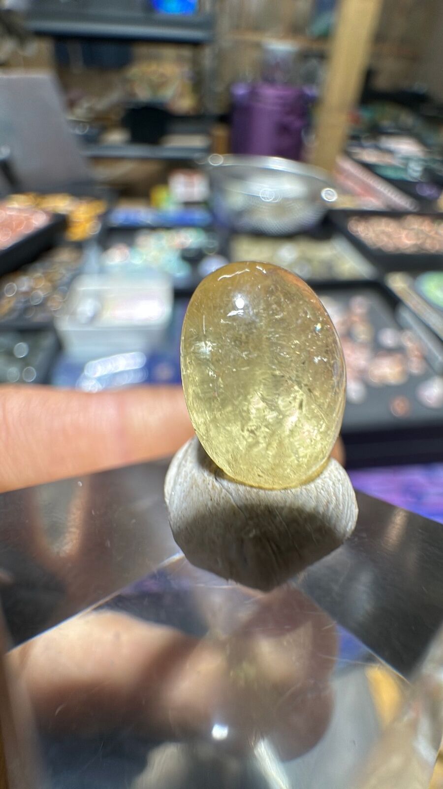 6.1ct Golden Tourmaline Cab 70