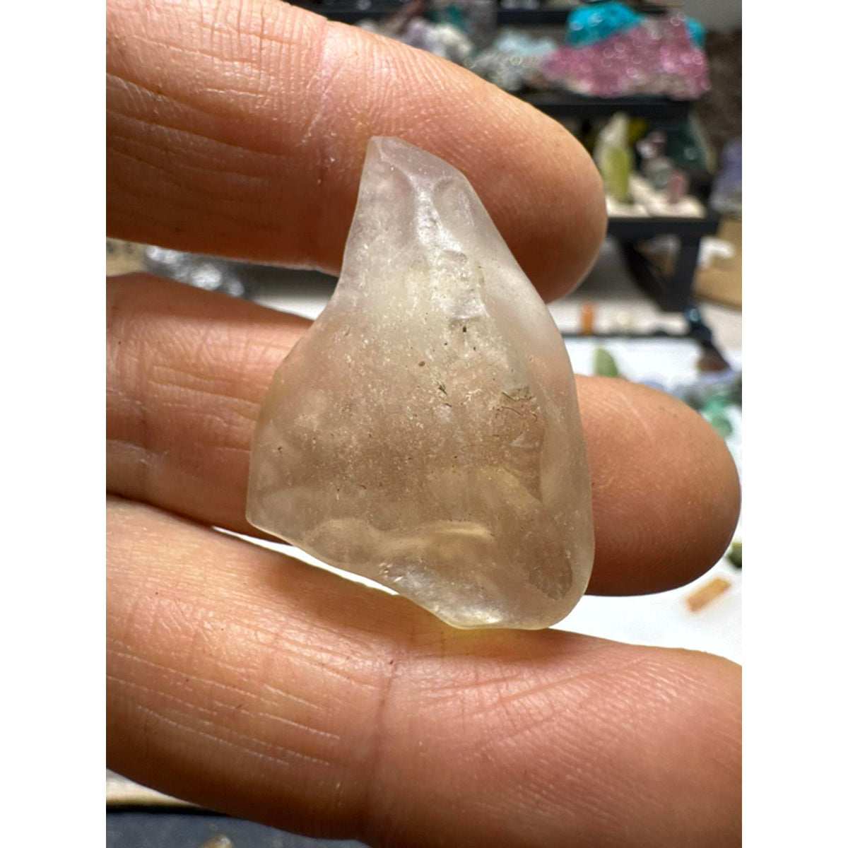 Libyan Desert Glass #264 7.6 Grams from Egypt Authentic Natural Specimen