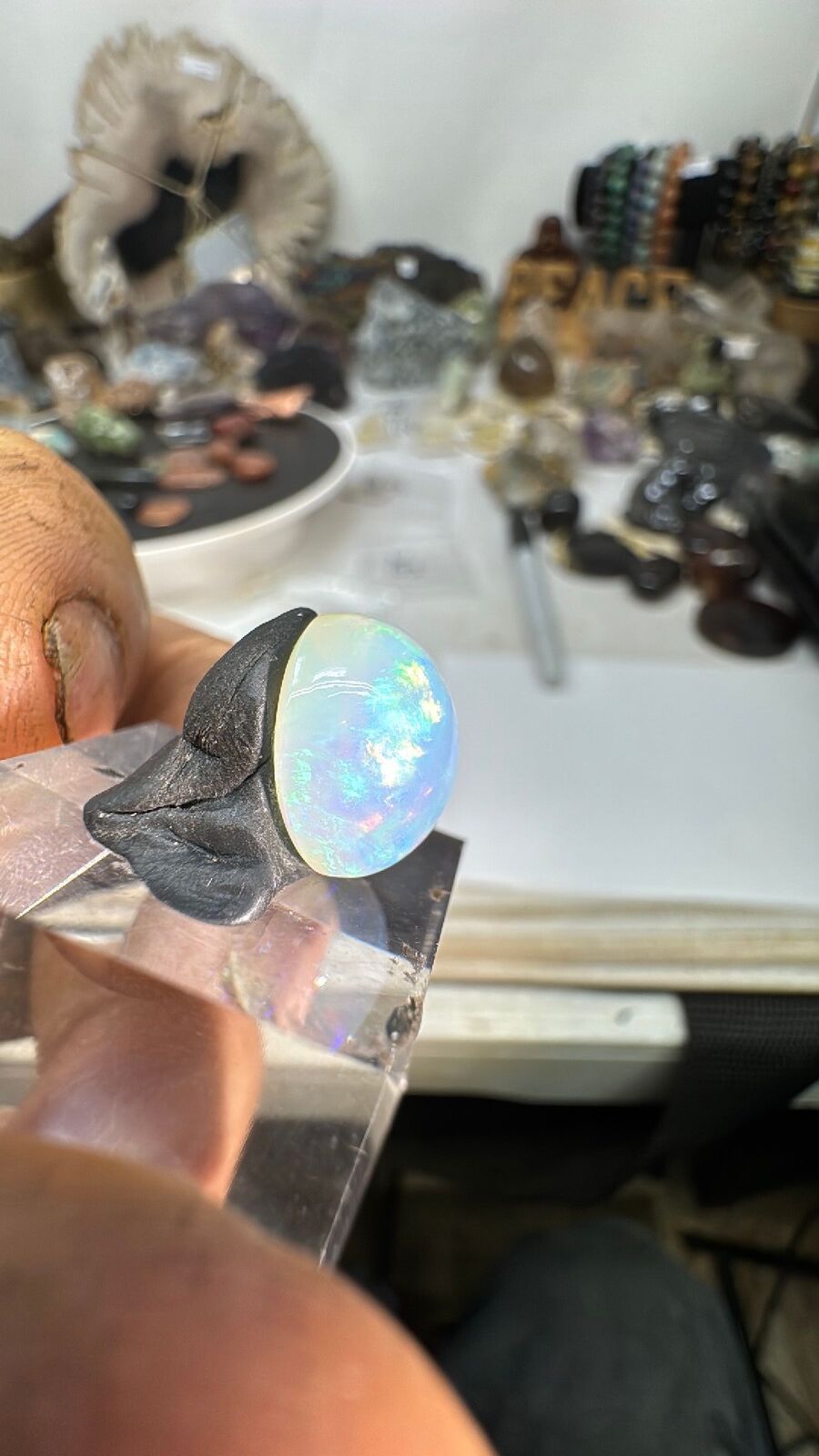 6.3ct Ethiopian Opal Cab #100