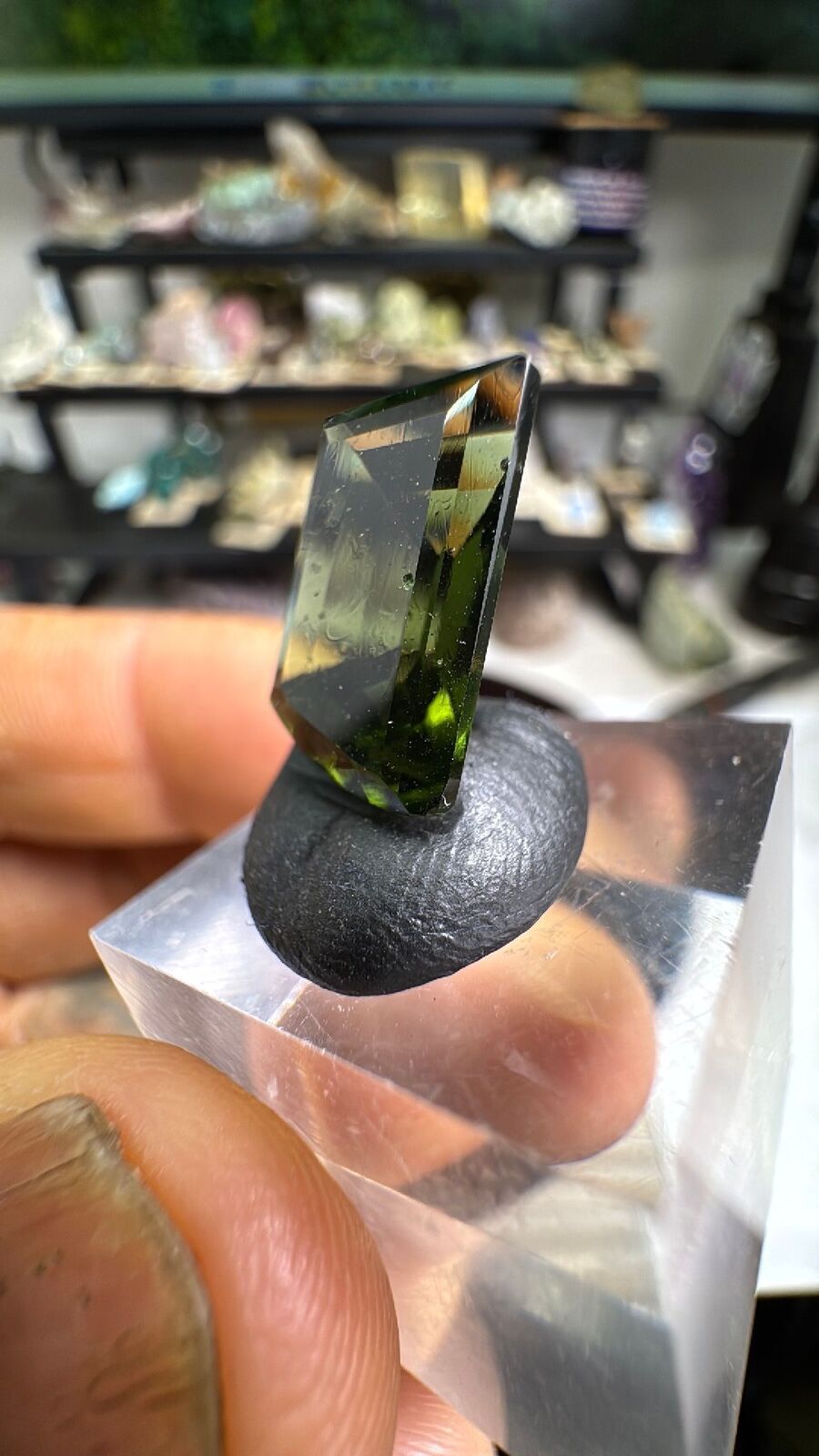 5.1ct Faceted Moldavite #14