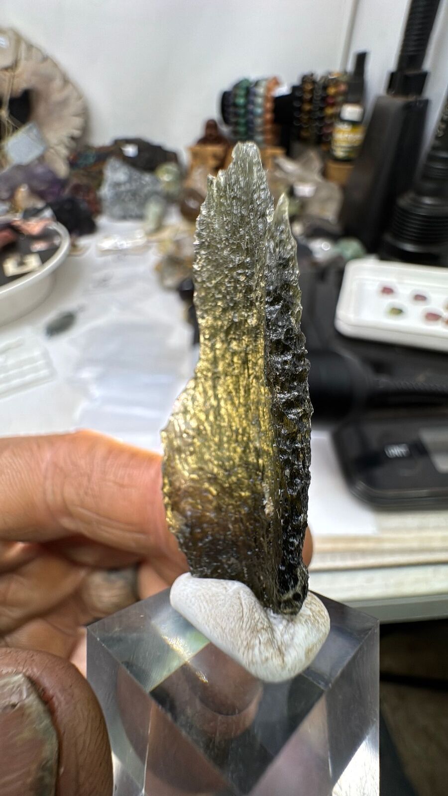 5.1g Angel Wing Moldavite #64
