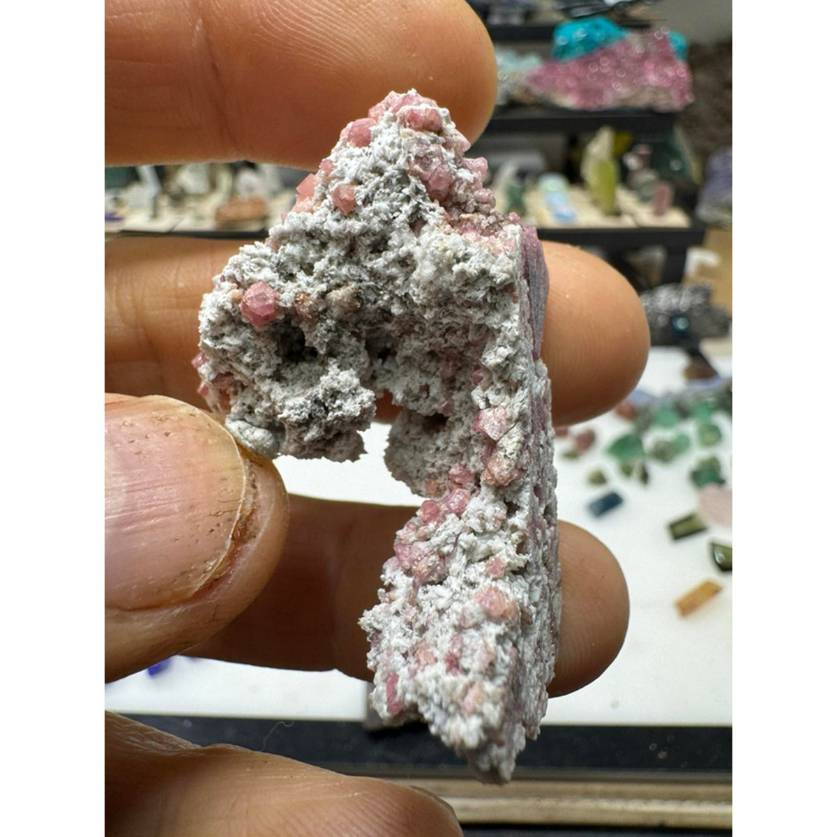 Raspberry garnet specimen #227