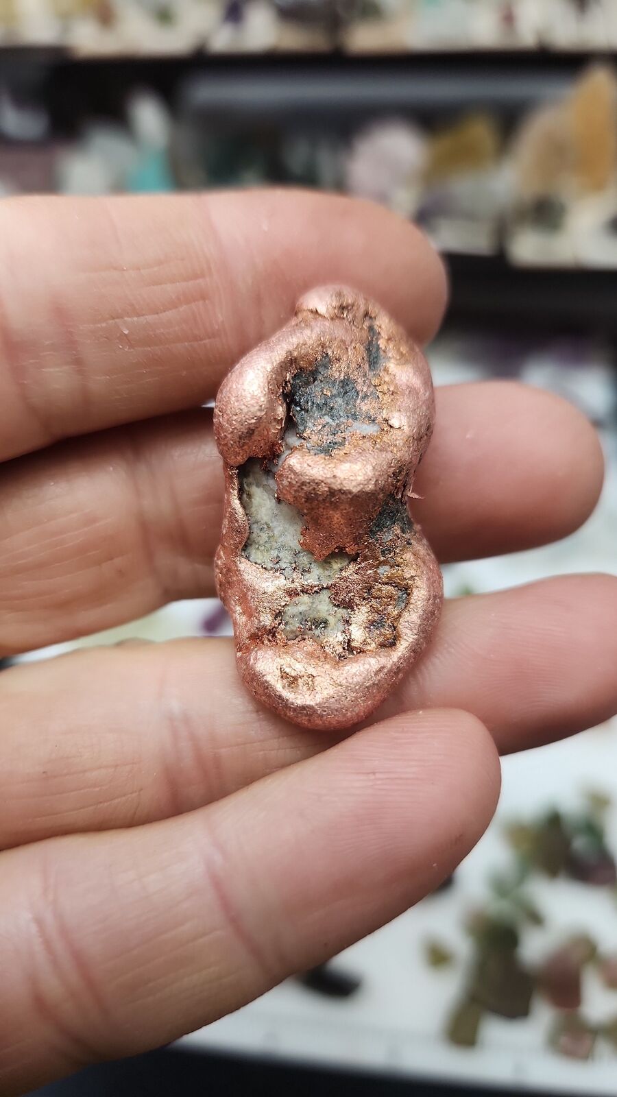 Copper nugget #107