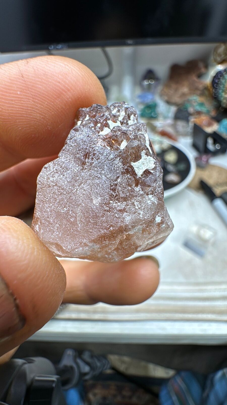 26.3g Champagne Topaz Crystal #45