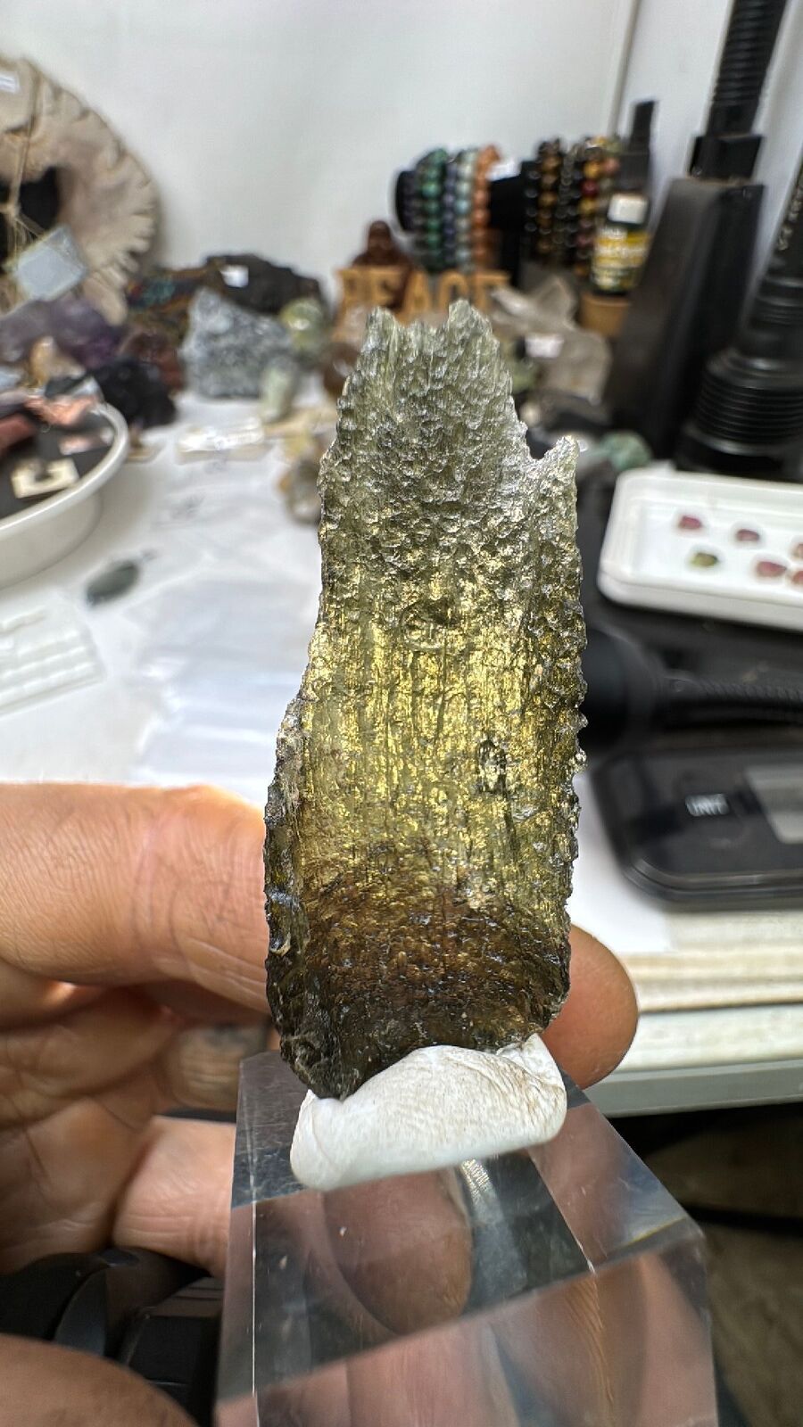 5.1g Angel Wing Moldavite #64