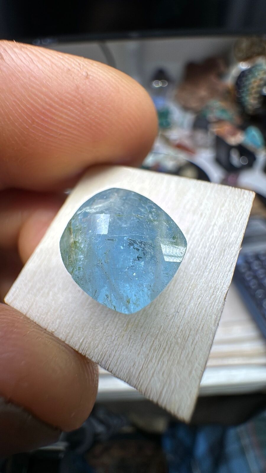 5.7ct Aquamarine Facet #24