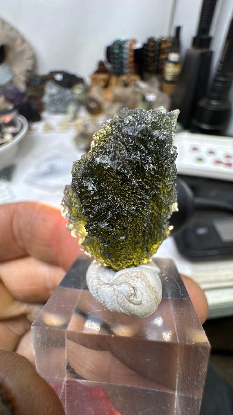 12.9g Moldavite Huge Specimen #55