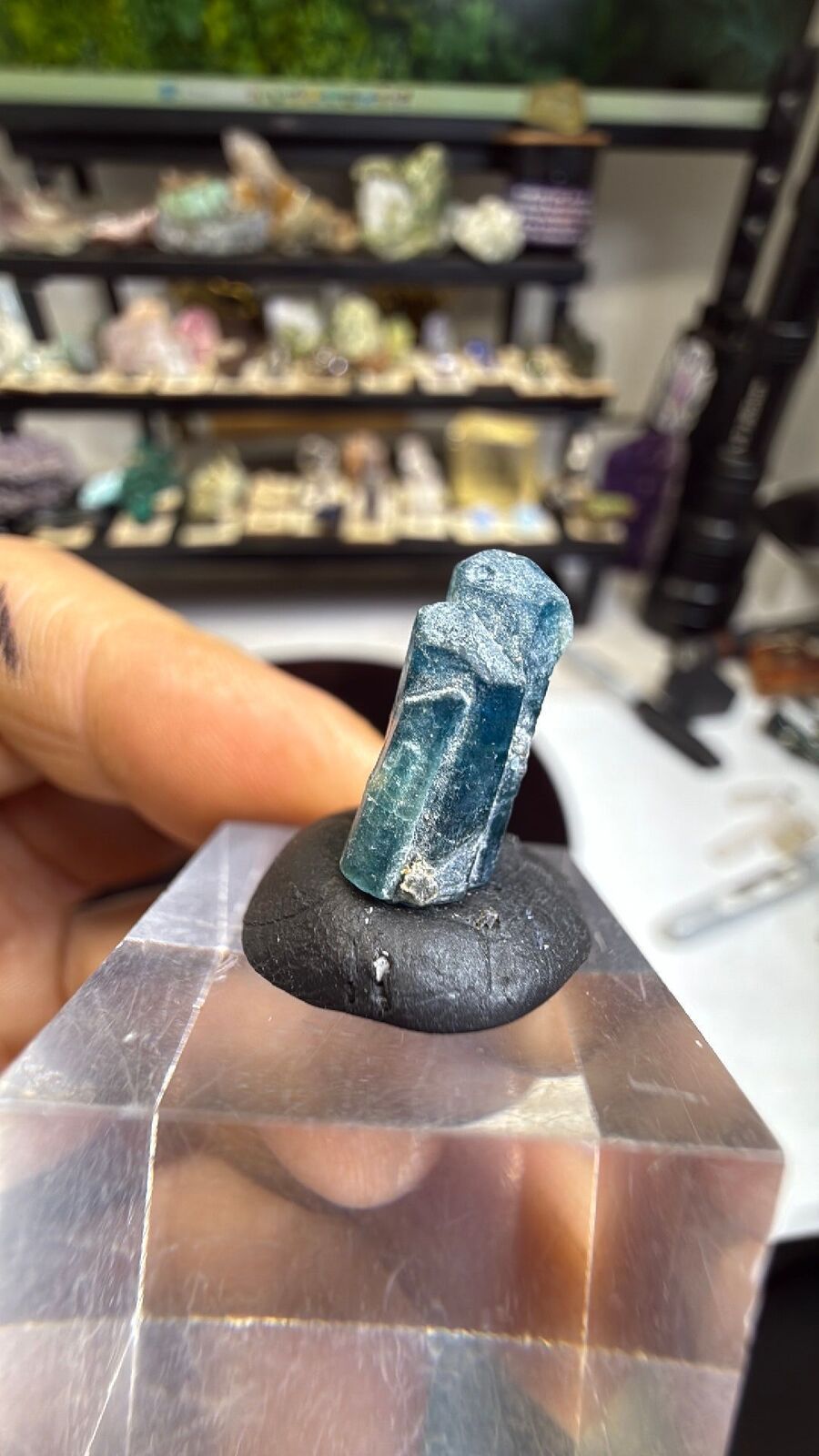 Blue apatite #139