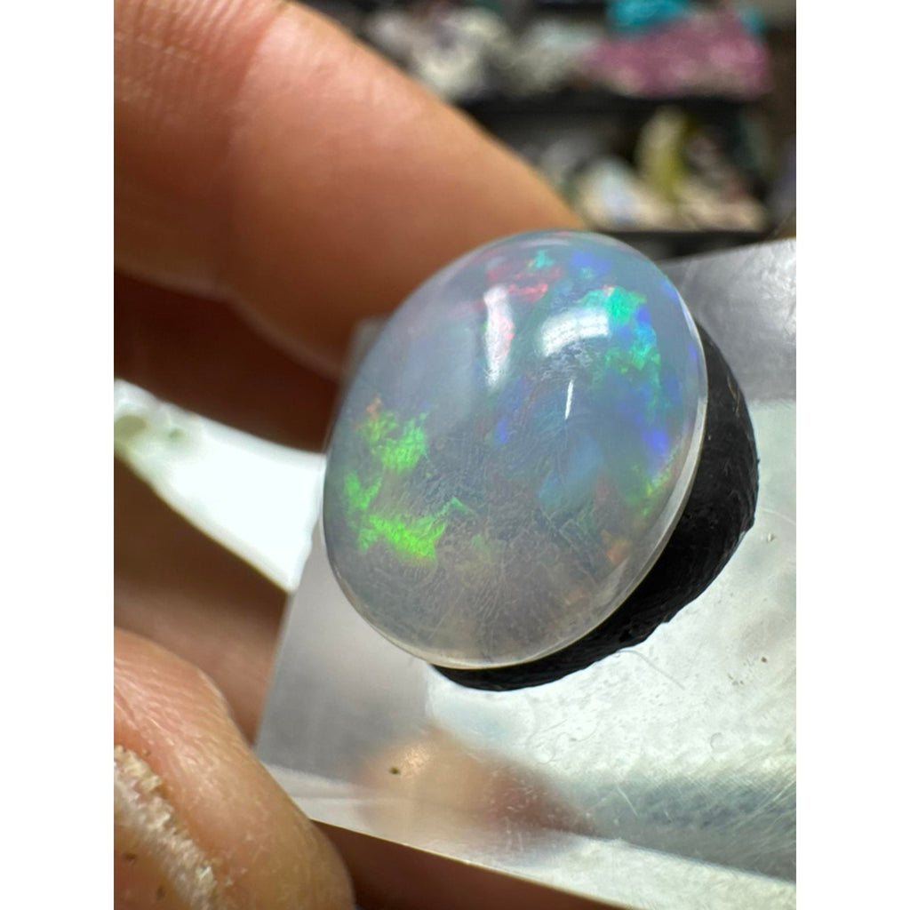 8.5 Carat Ethiopian Opal Cab #254 - Genuine Ethiopian Opal with Vibrant Colors and Unique Patterns
