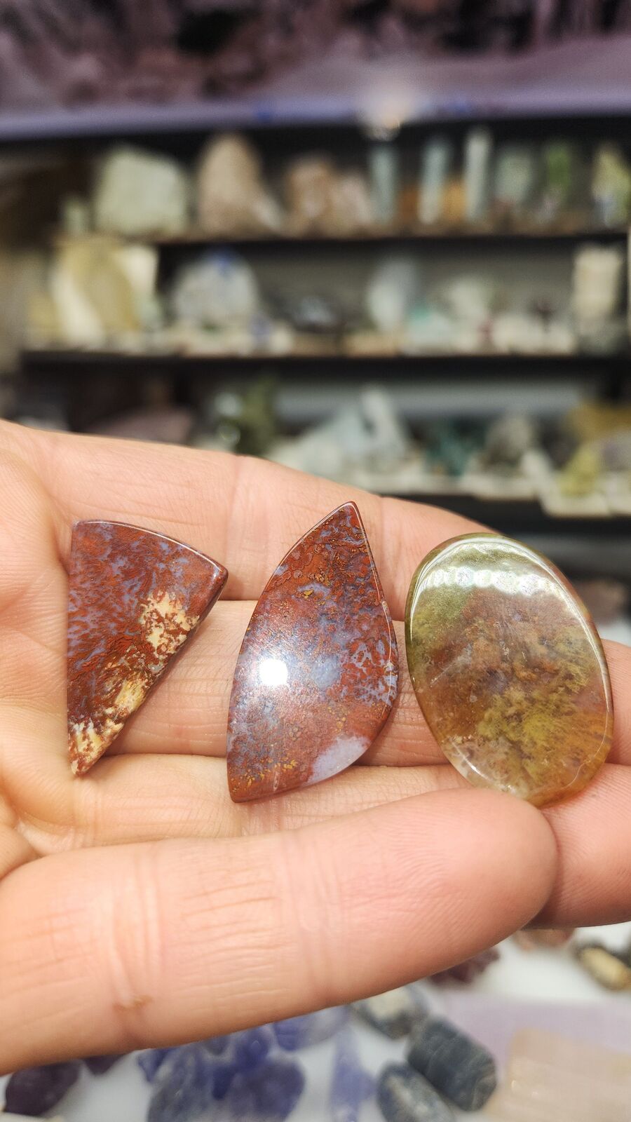 Red moss Agate #88