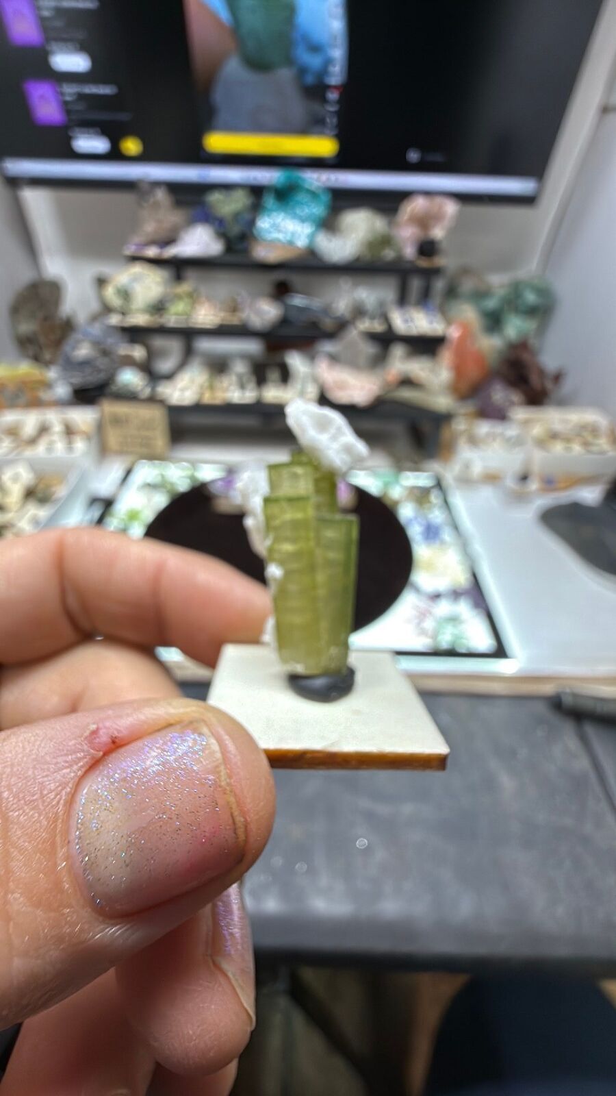 Green tourmaline #3