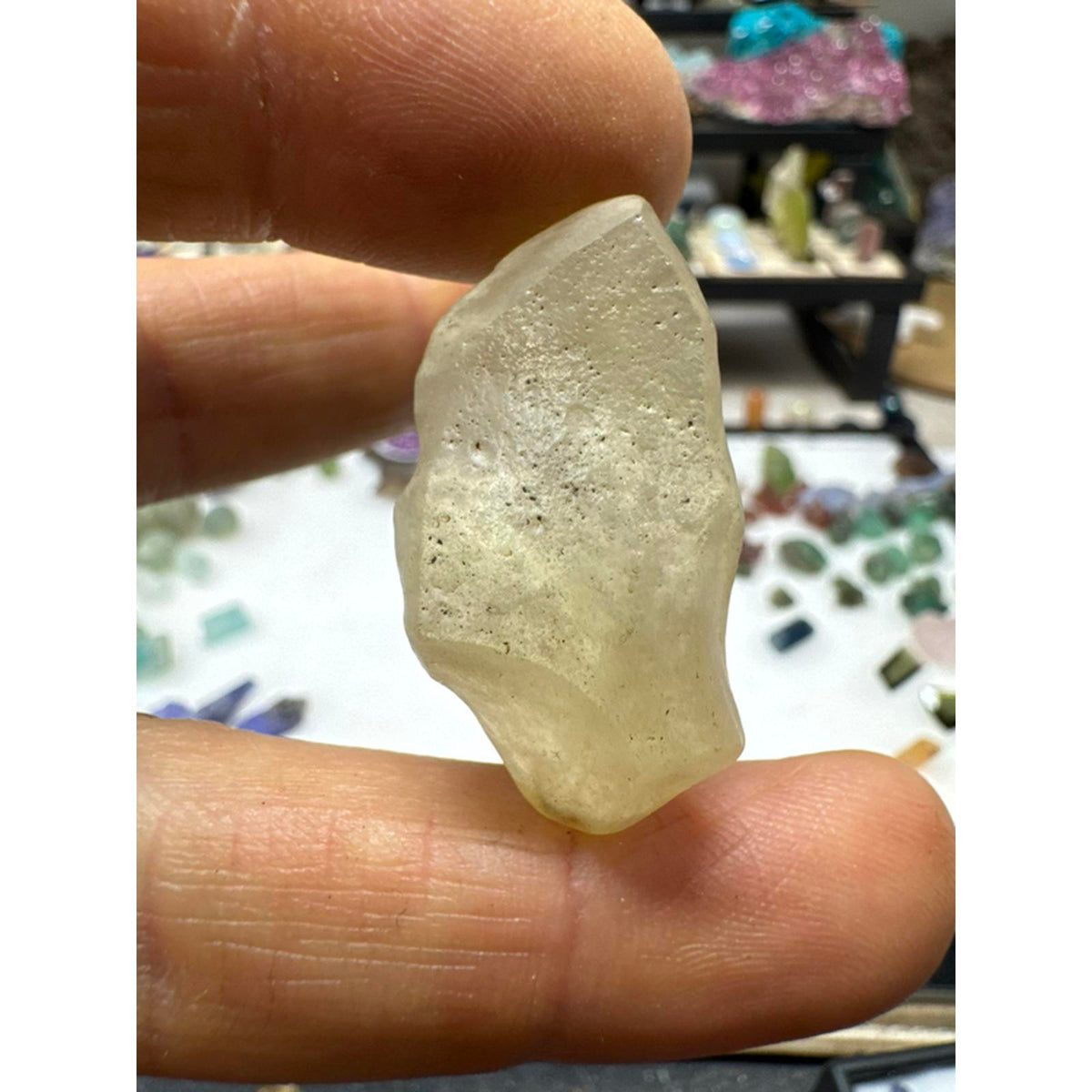 Libyan Desert Glass from Egypt True Tektite Impactite #265 6.9 Gram Authentic Specimen