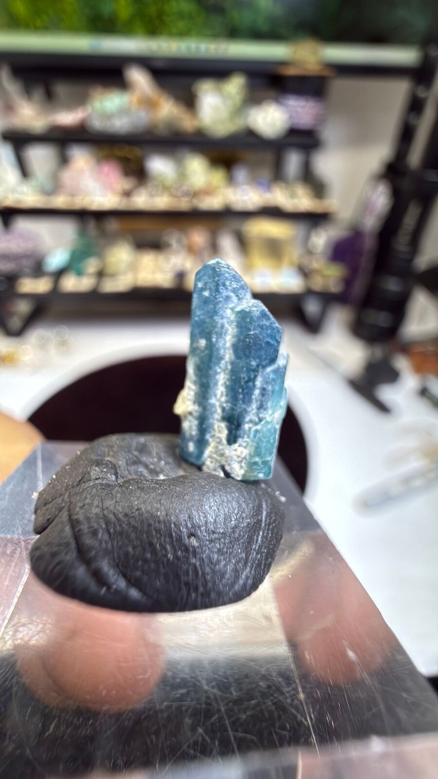 Blue apatite #139