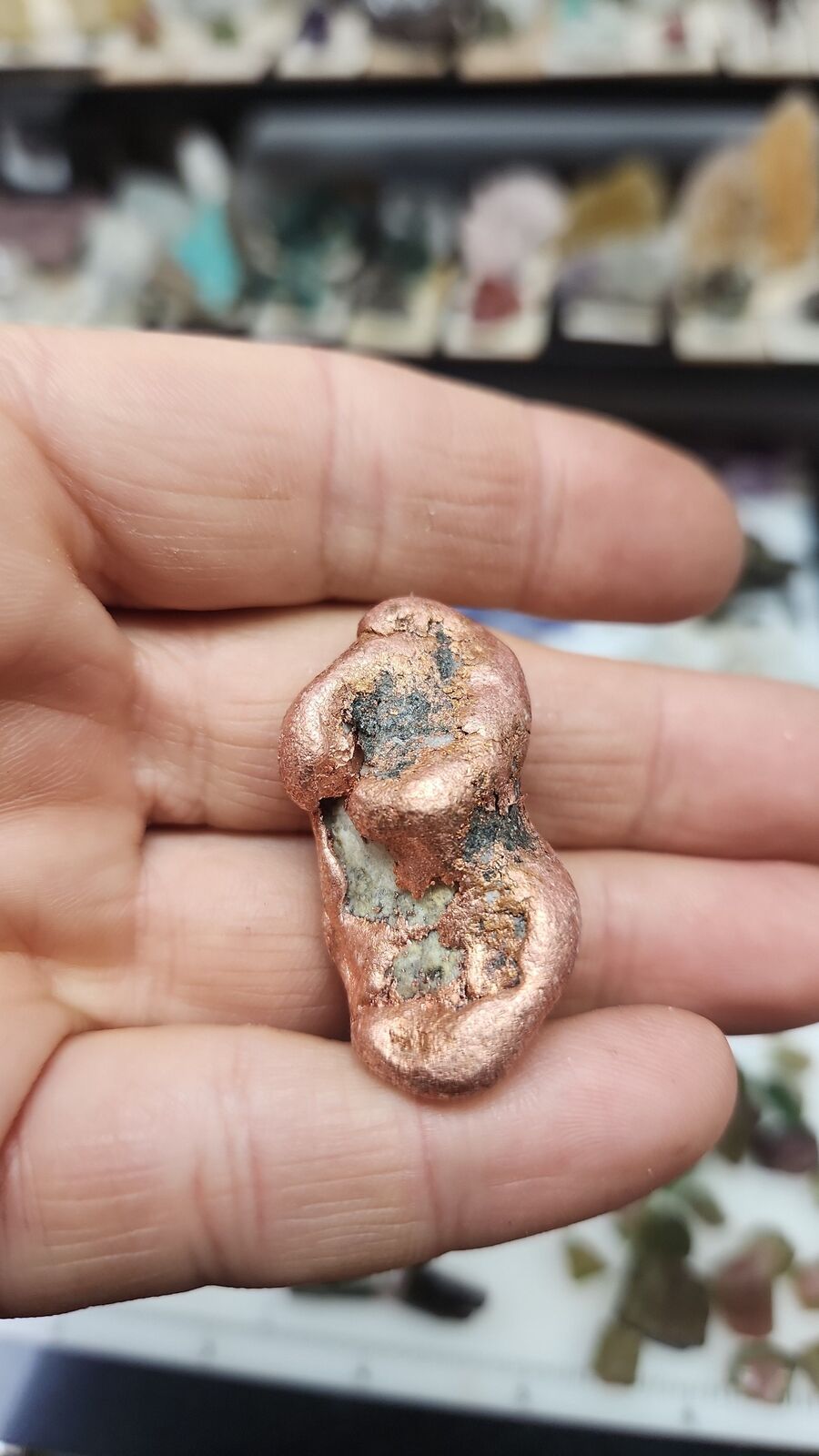 Copper nugget #107