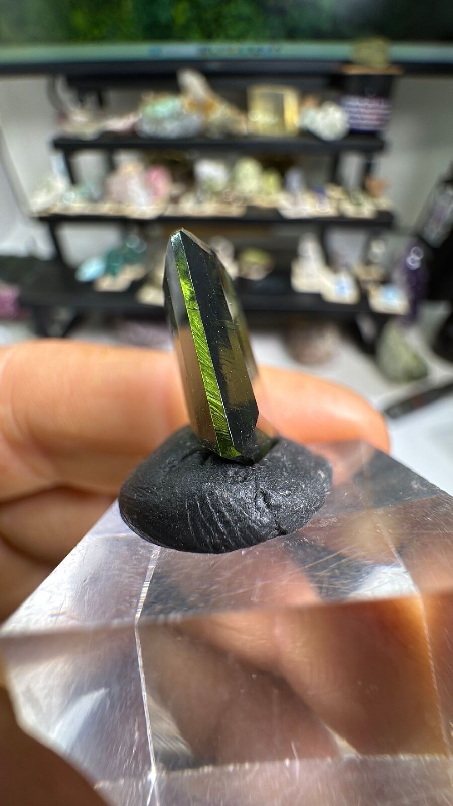 9.6ct Faceted Gem Moldavite #8