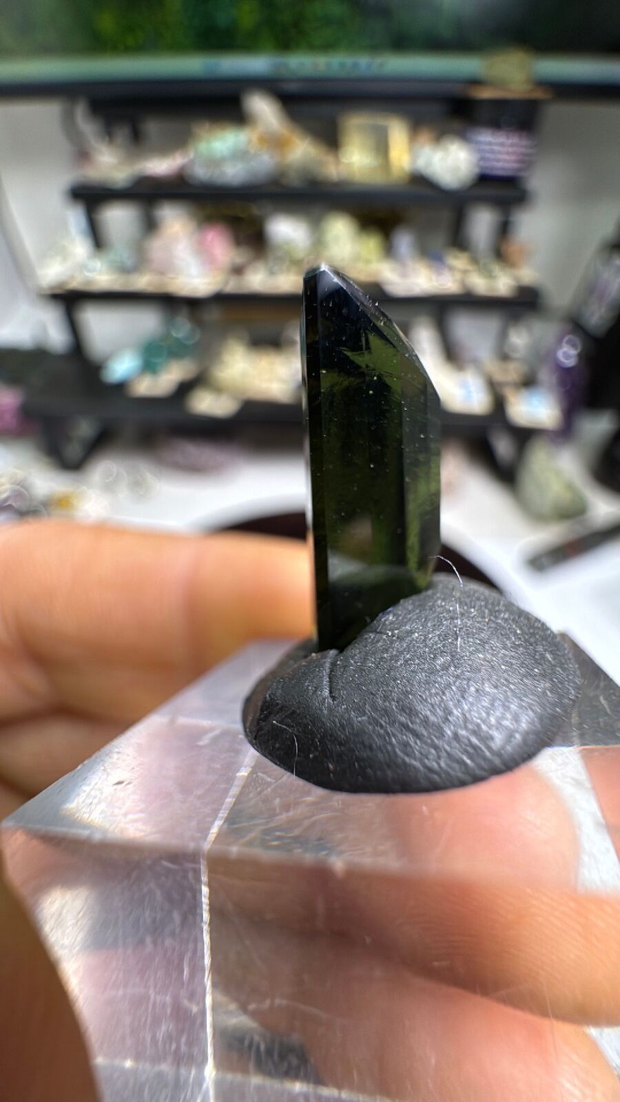 9.6ct Faceted Gem Moldavite #8