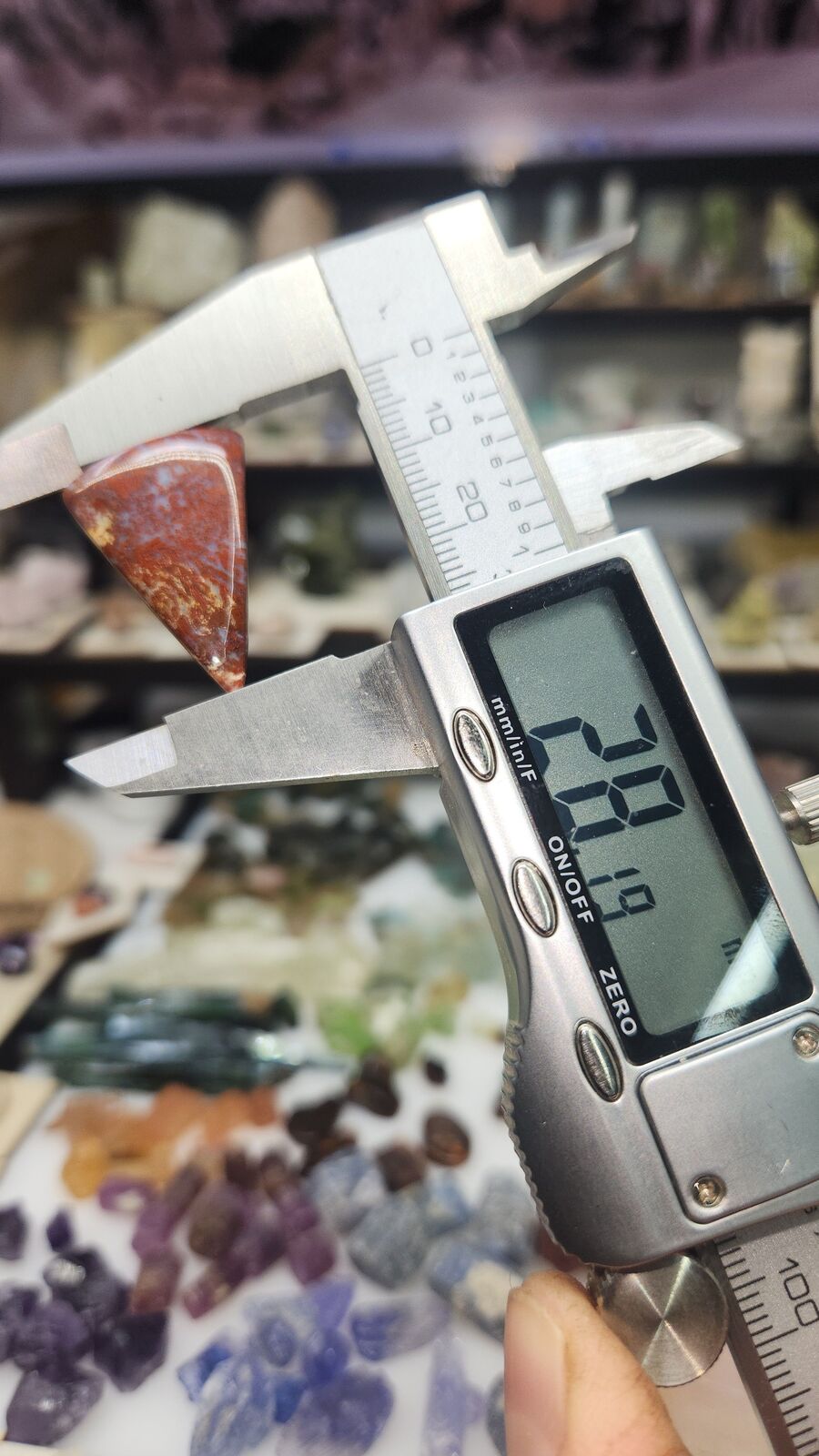 Red moss Agate #88