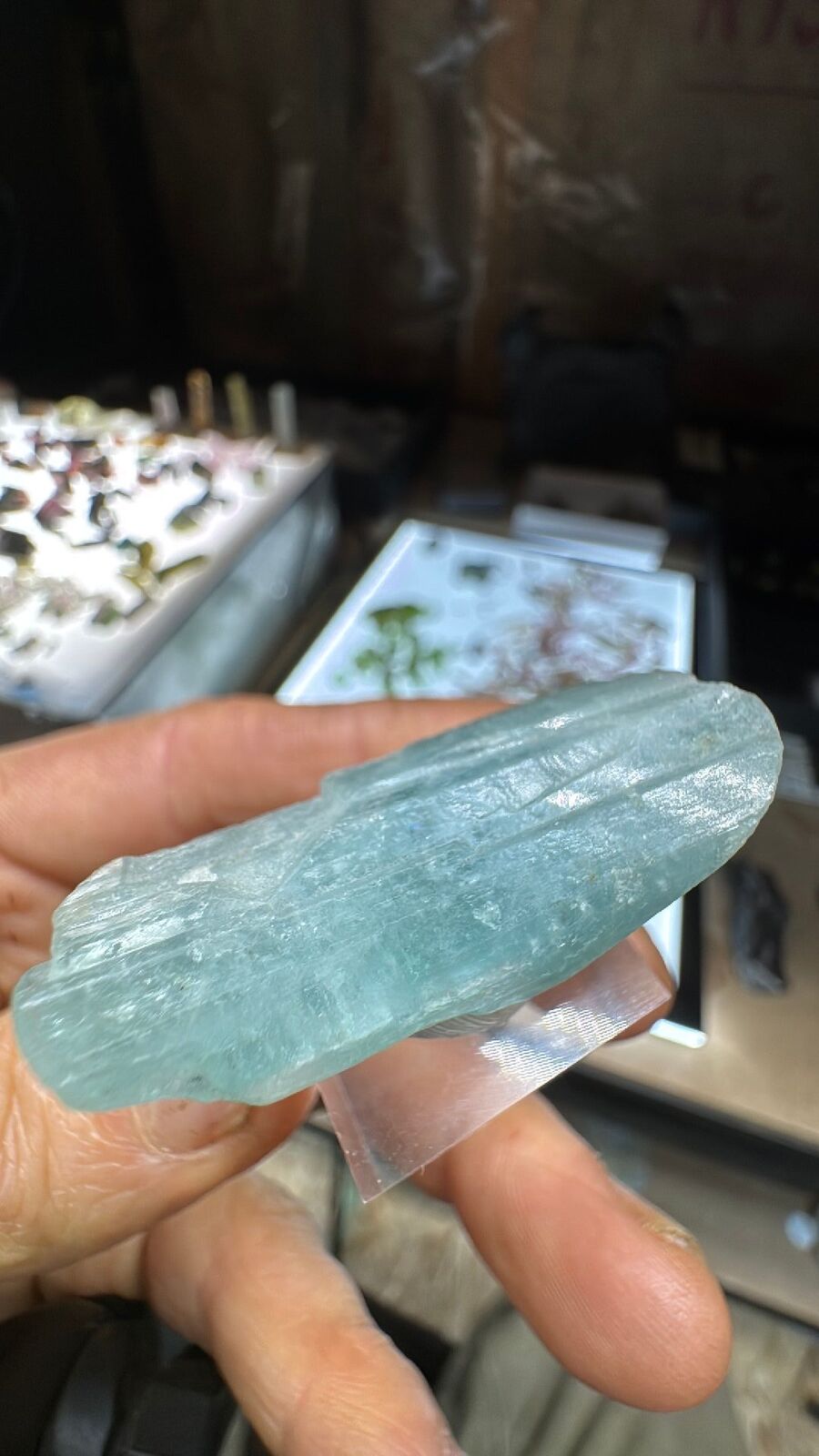 15.4g African Vanadium Aquamarine DT #21