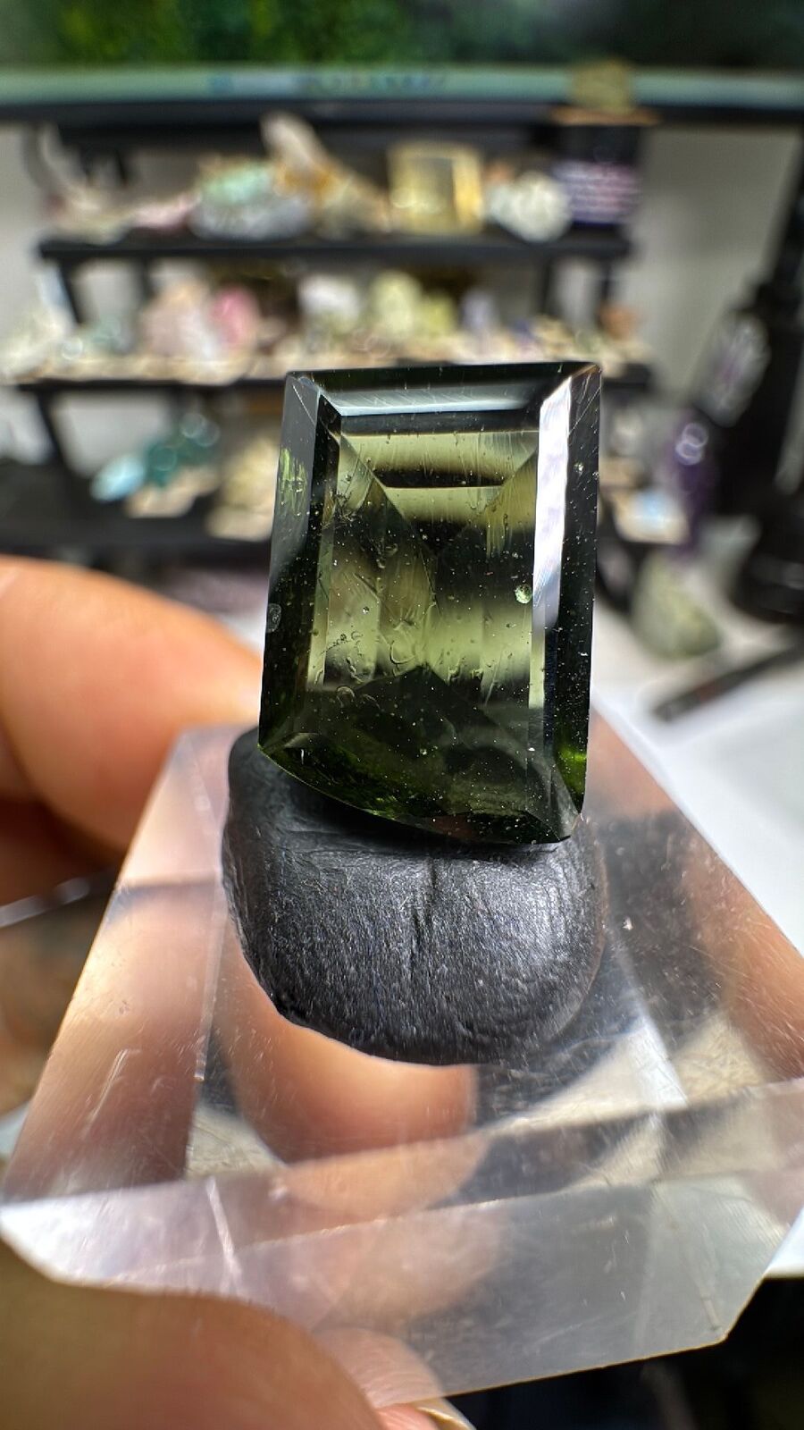 5.1ct Faceted Moldavite #14