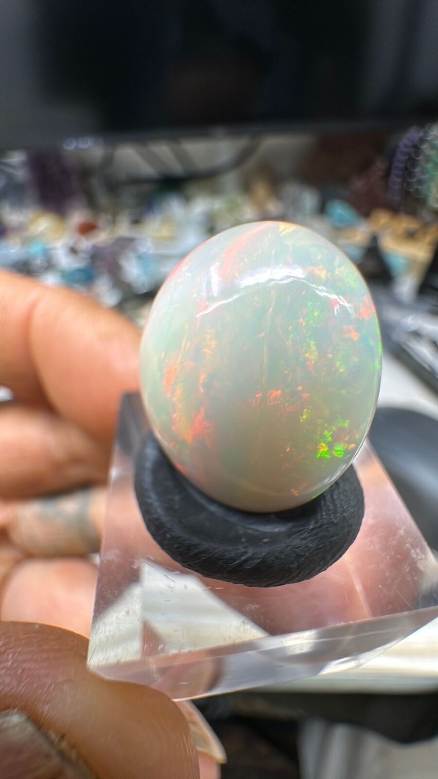 9.3ct Ethiopian welo Opal cab #15