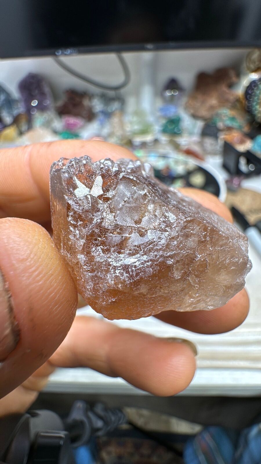 26.3g Champagne Topaz Crystal #45
