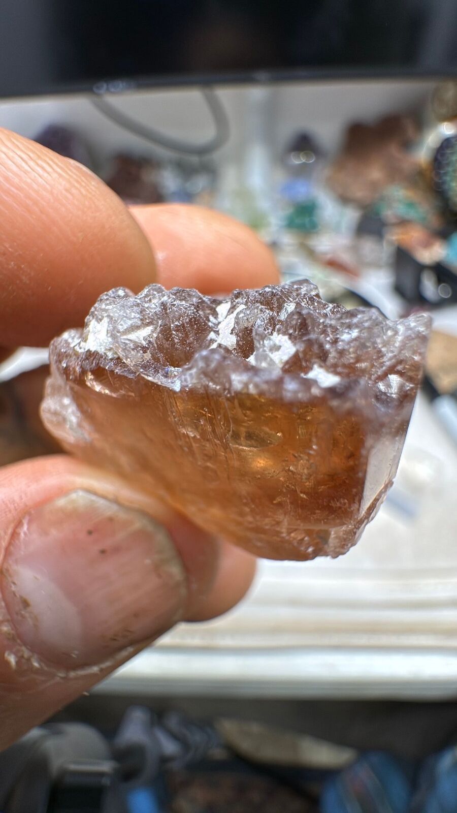 26.3g Champagne Topaz Crystal #45