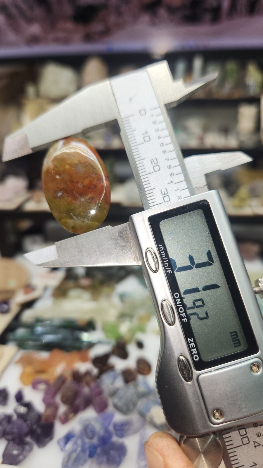 Red moss Agate #88