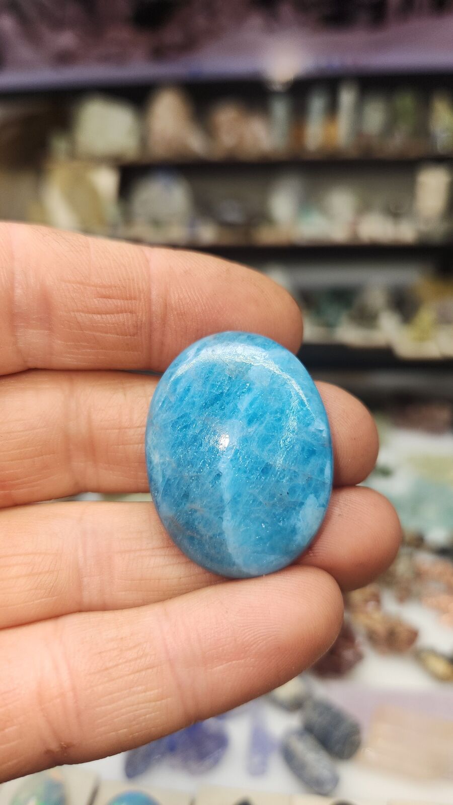 Blue apatite #125