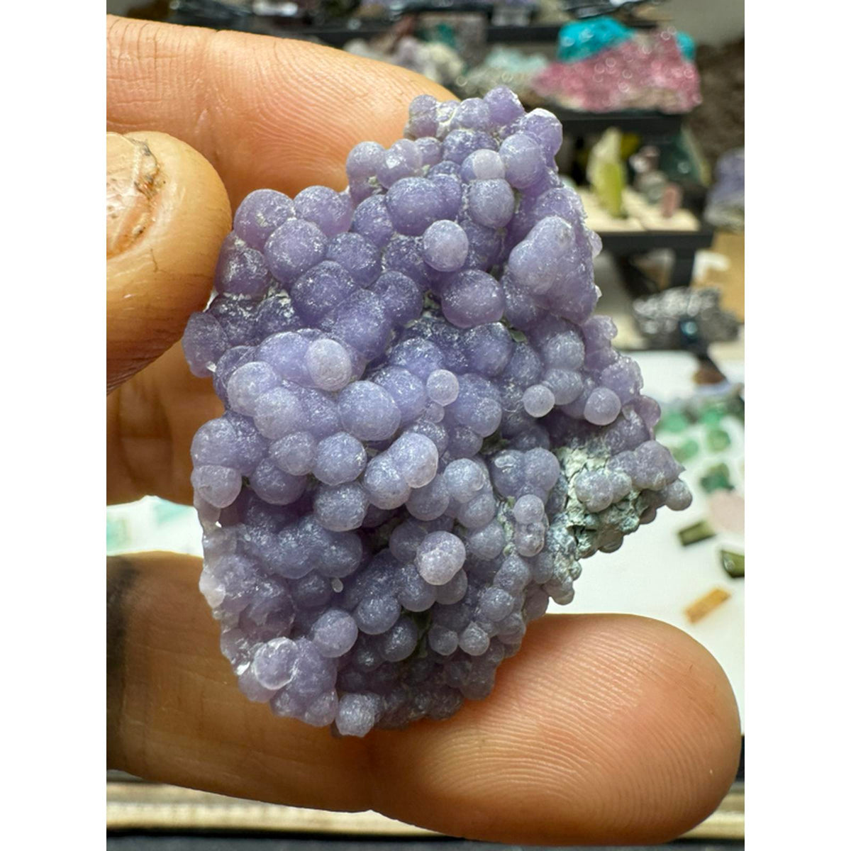 Grape Agate Specimen #226 - Purple Color, Unique Geological Formation, Ideal for Collectors and Enthusiasts