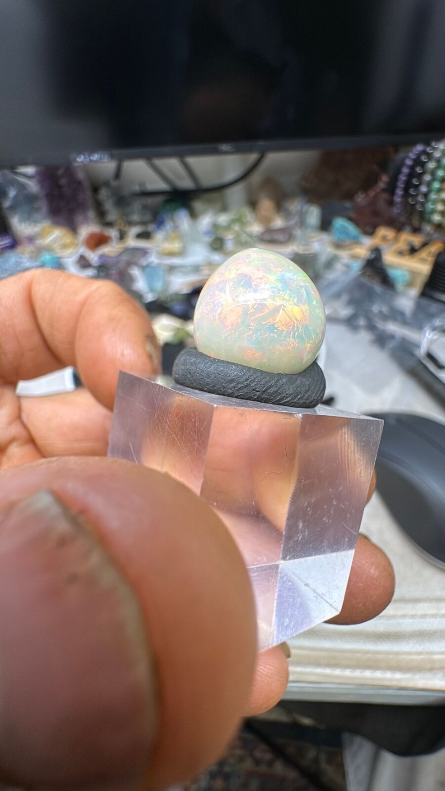 11.3ct Opal cab Ethiopia welo #12