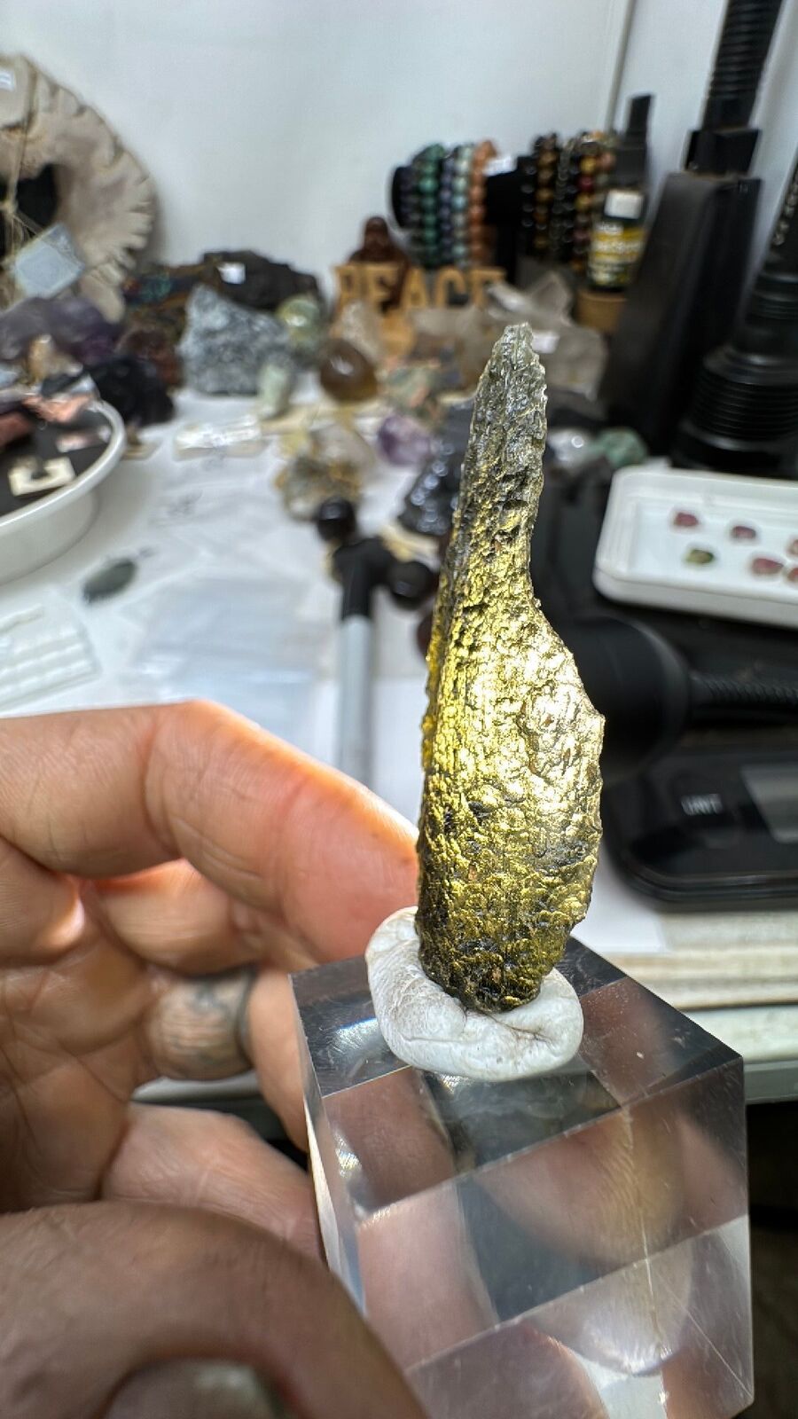 5.1g Angel Wing Moldavite #64